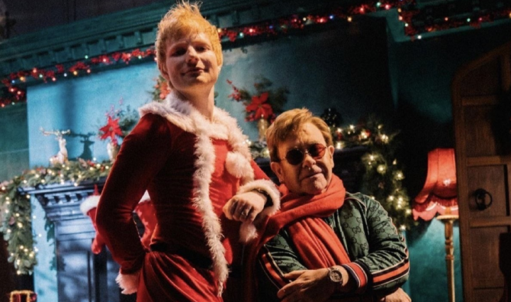 Elton-John-e-Ed-Sheeran-anunciam-musica-de-Natal-juntos