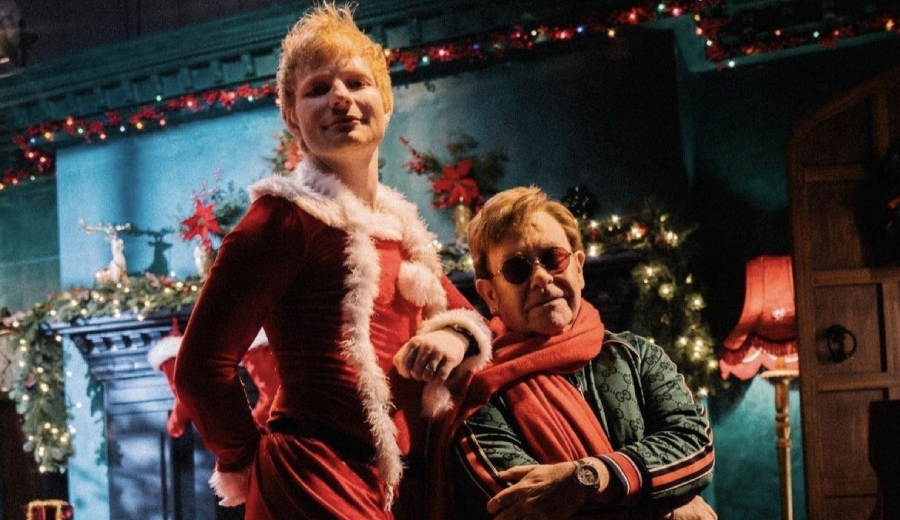 Elton-John-e-Ed-Sheeran-anunciam-musica-de-Natal-juntos