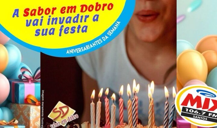 Arte Aniversariantes da Semana para Site